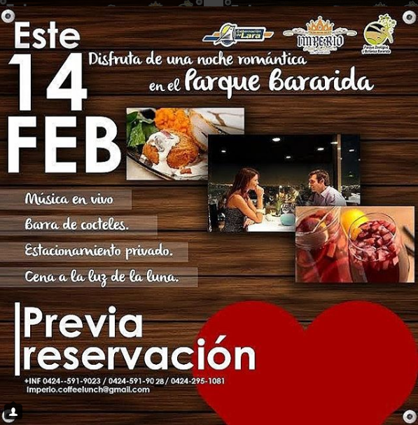 Día del amor y amistad en Barquisimeto